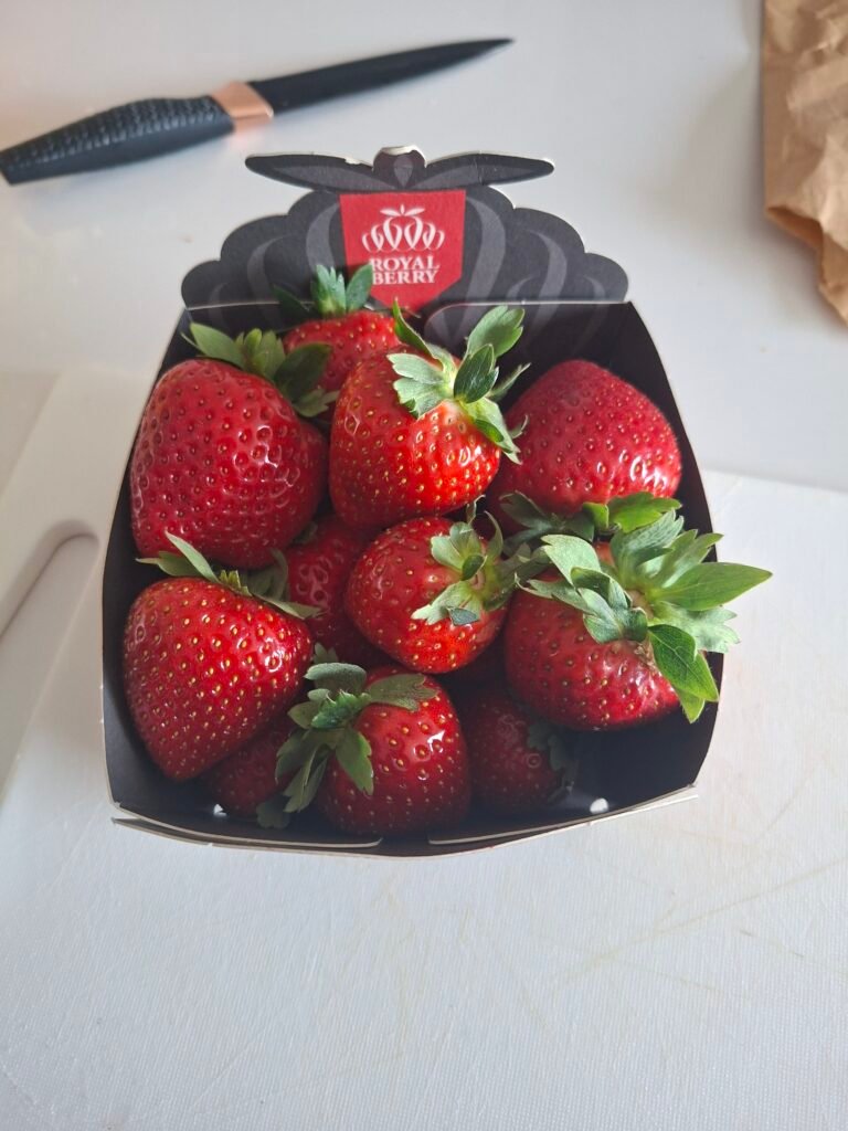 ada rose having strawberries london