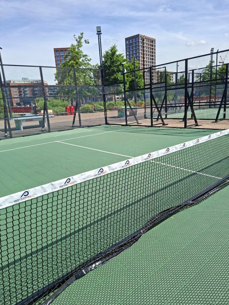 ada rose playing padel